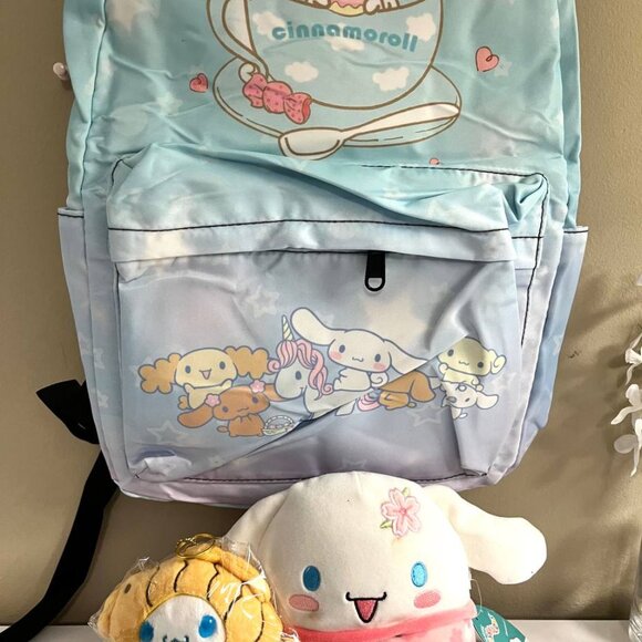 CINNAMOROLL BACKPACK & STATIONERY LOT - Picture 2 of 5